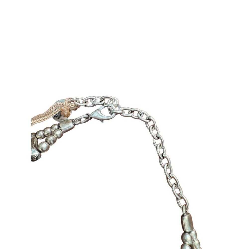 Serica Antares Choker Necklace Womens Silver Tone Clear Crystal Teardrop - Picture 3 of 4